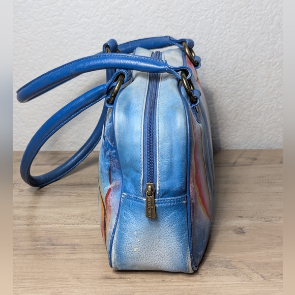 Anuschka Hand Painted Leather Bag - Picture 7 of 16